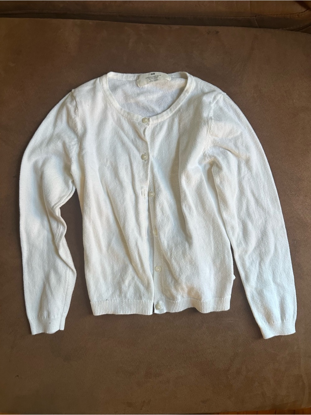 H&M Girls Button Up Cardigan Sz S